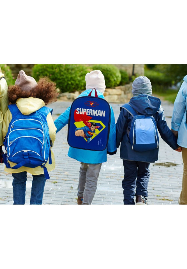 Mochila 30cm 3D SUPERMAN
