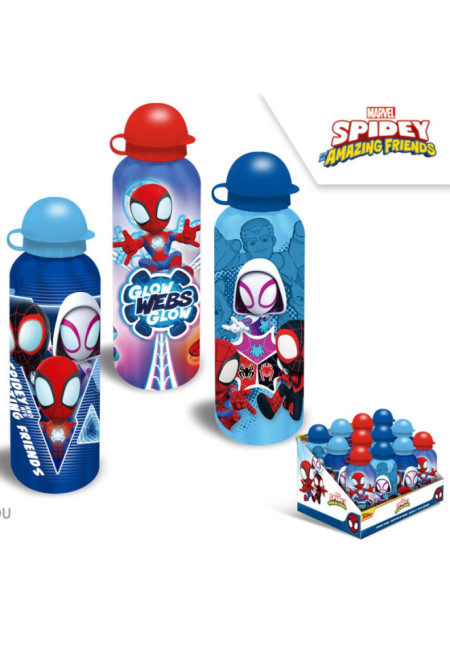 Botella 500ml aluminio SPIDEY