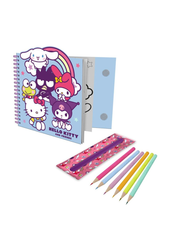Cuaderno actividades estuche HELLO KITTY