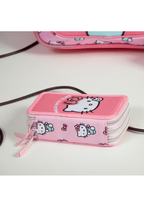 Plumier triple HELLO KITTY