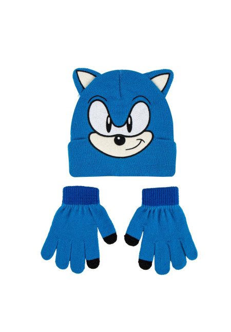 Set gorro guante SONIC