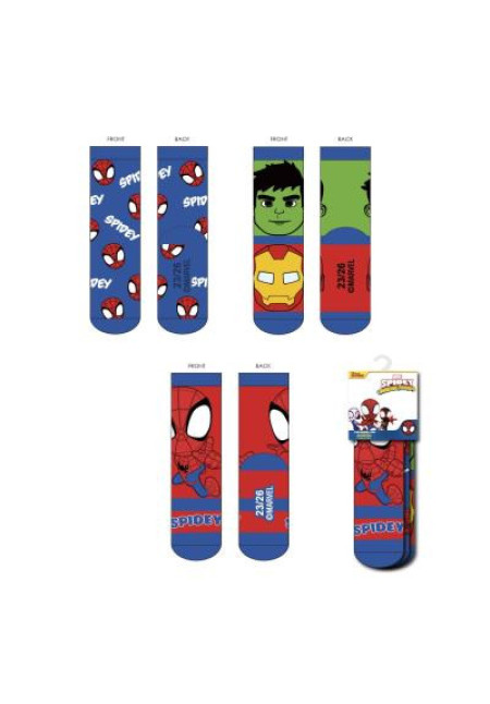 Set 3 calcetines SPIDEY