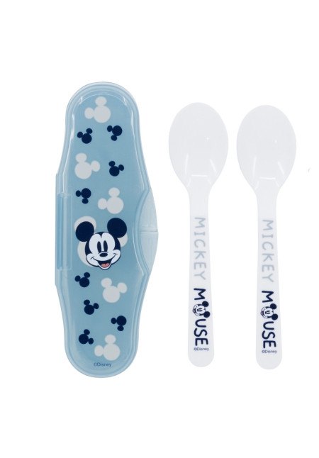 Estuche 2 cubiertos bebe MICKEY
