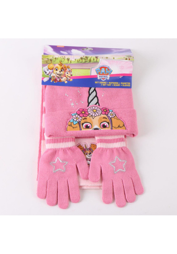 Set gorro guante bufanda PAW PATROL