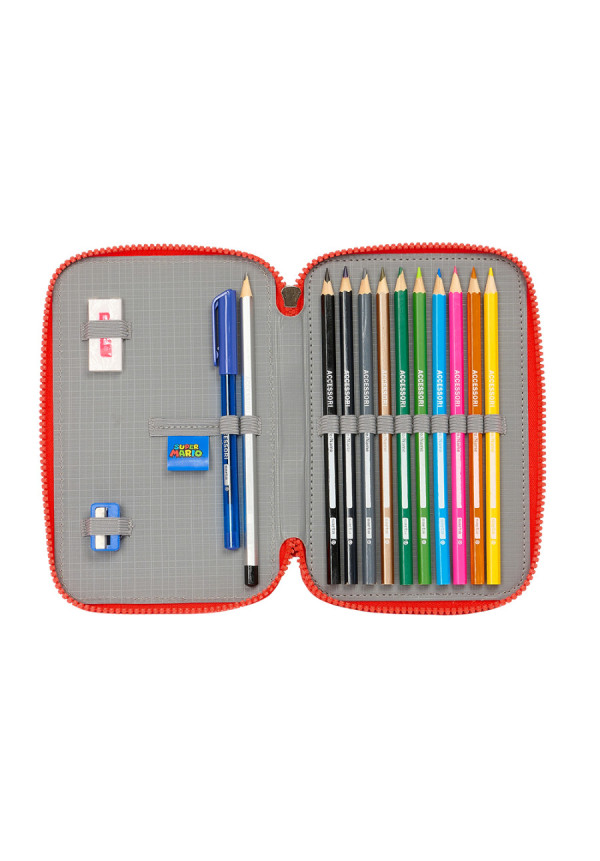Plumier doble MARIO world