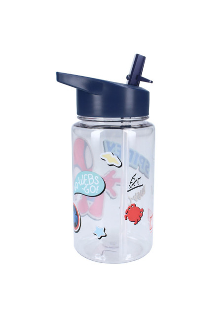 Botella pajita 450ml SPIDEY
