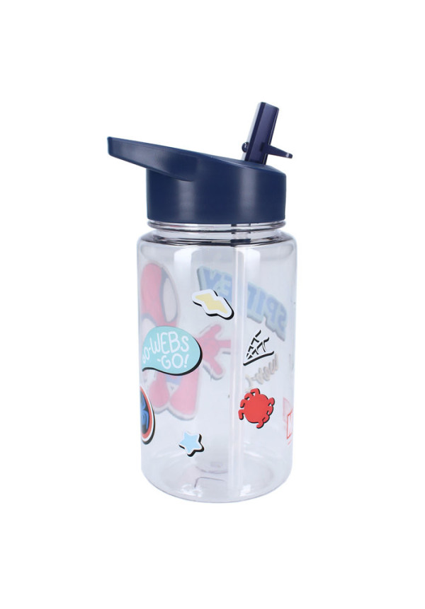 Botella pajita 450ml SPIDEY