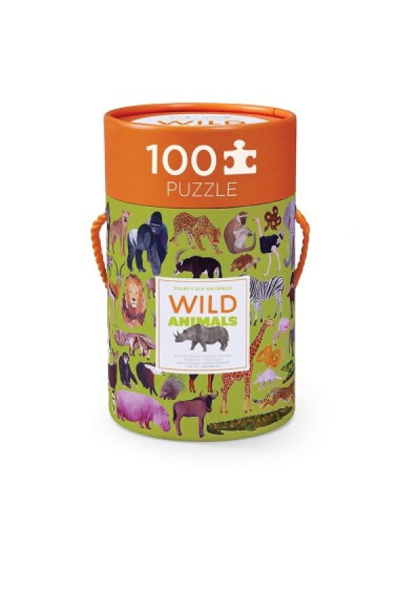 Puzzle 100pc WILD ANIMALS