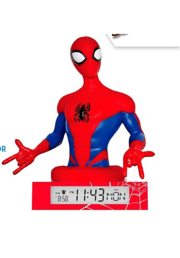 Lampara 3D + despertador SPIDER