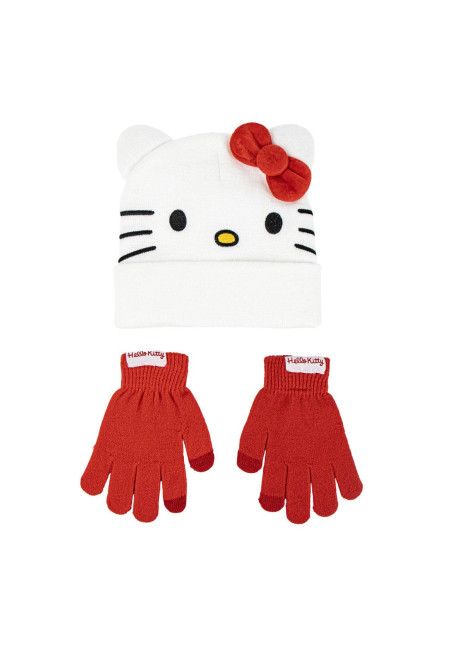 Set gorro guante HELLO KITTY