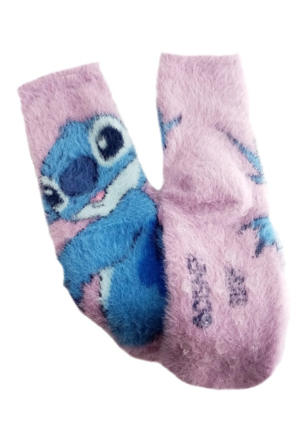 Calcetin antidesliz. coralina STITCH