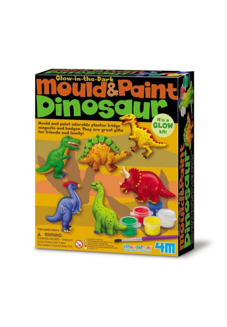 Juego moldea y pinta DINOSAURIOS