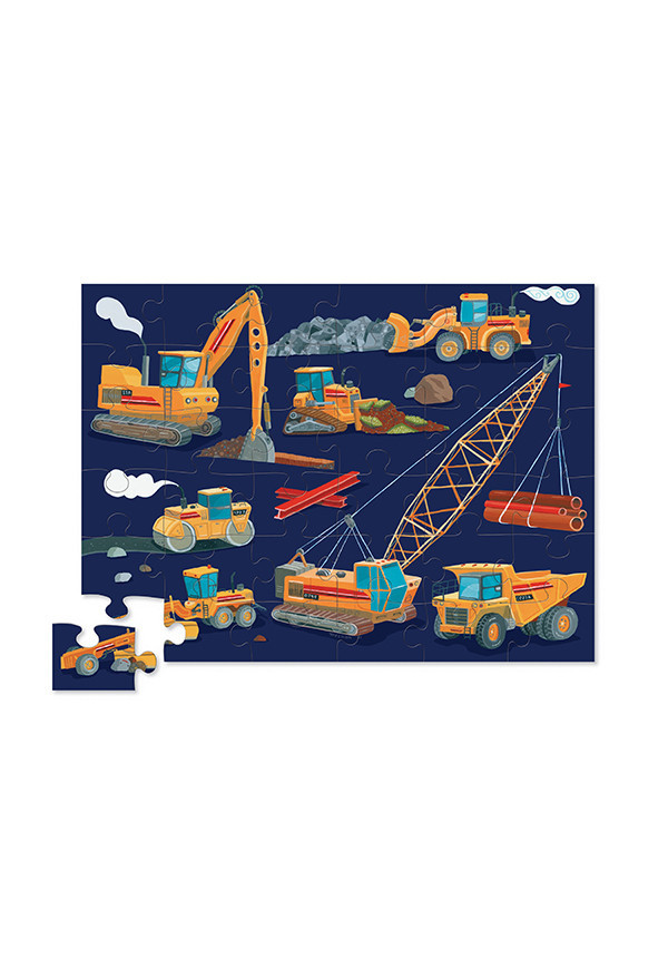 Puzzle 36pc VEHICULOS DE CONSTRUCCION