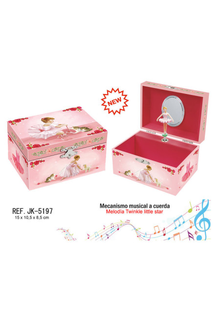 Joyero musical bailarina gato