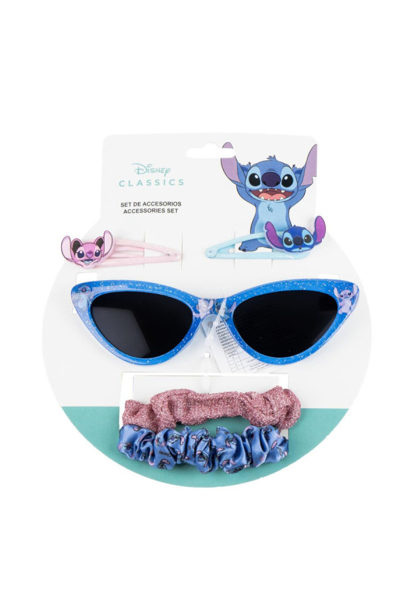 Set pelo + gafas STITCH