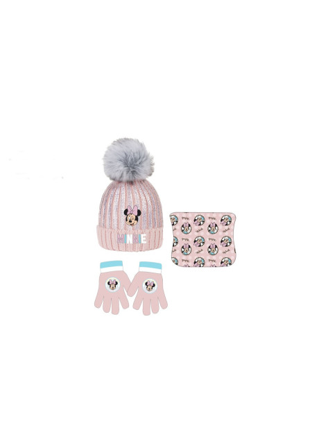 Set gorro guante braga MINNIE