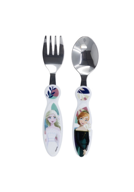 Set cubiertos metal FROZEN