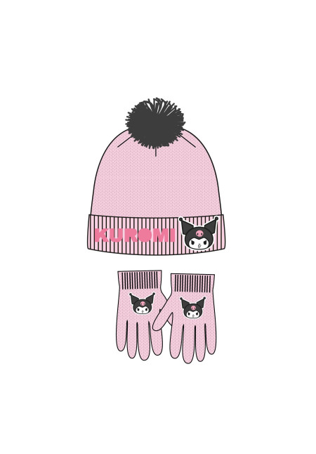 Set gorro guante KUROMI