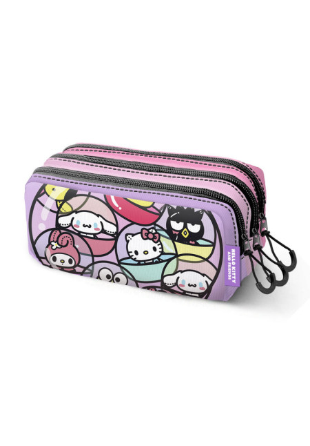 Portatodo triple HELLO KITTY gashapon