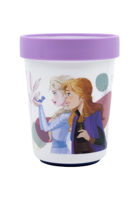 Vaso 260ml antidesliz. FROZEN trust the journey