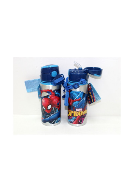 Botella 600ml correa SPIDER silver