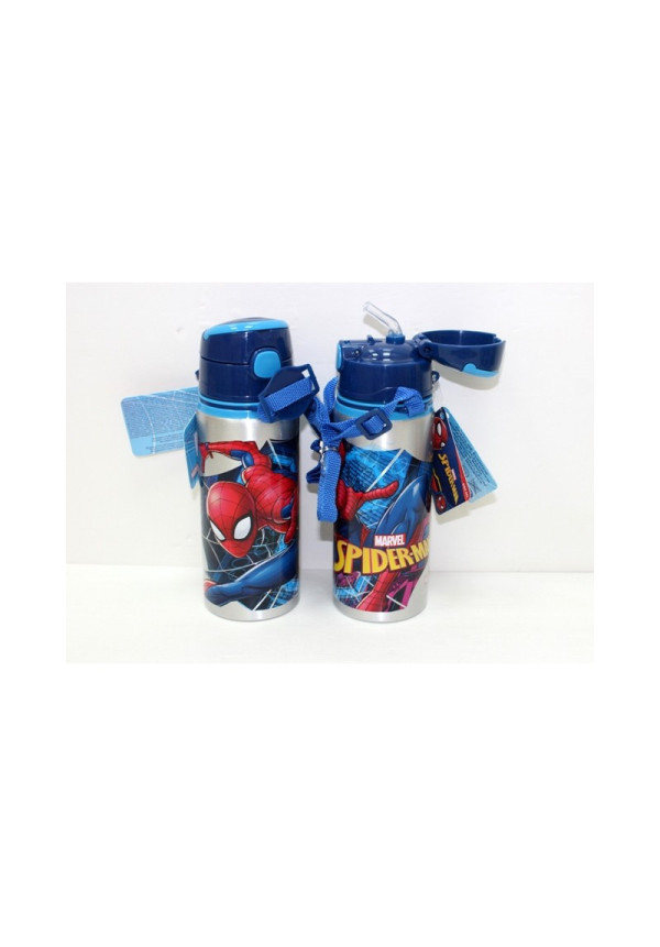Botella 600ml correa SPIDER silver