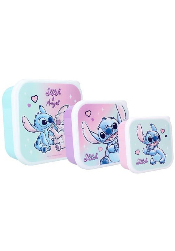 Set 3 tupper STITCH love