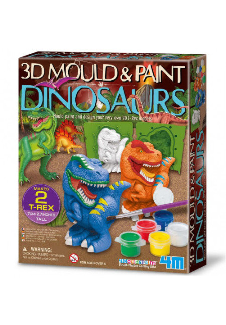 Juego moldea y pinta DINOSAURIOS
