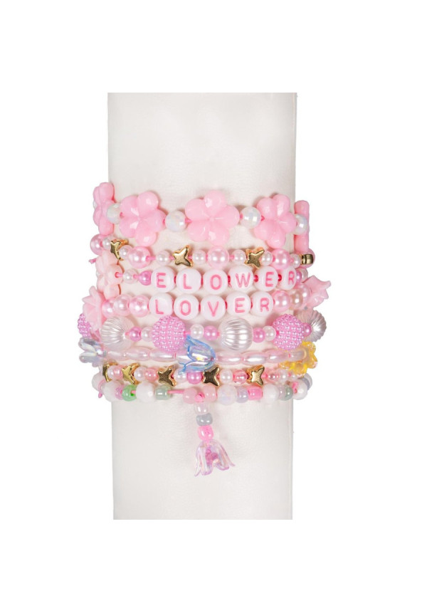 Crea pulseras FLOWER LOVER