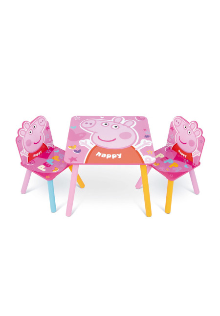 Set mesa + 2 sillas PEPPA