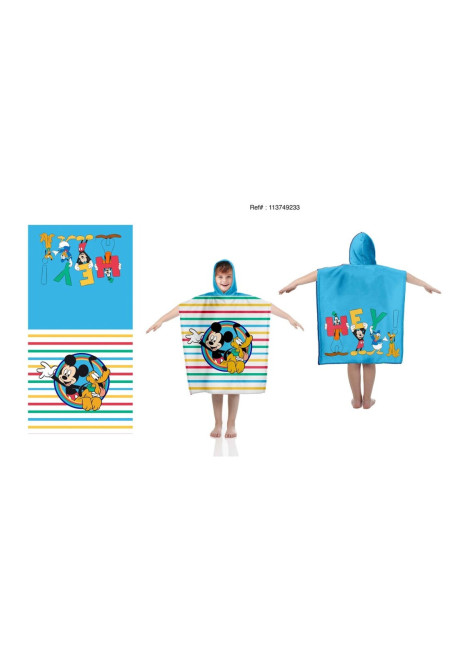 Poncho algodon MICKEY