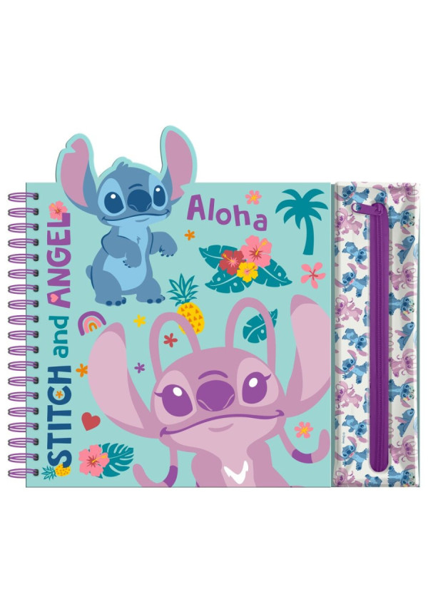 Cuaderno actividades estuche STITCH