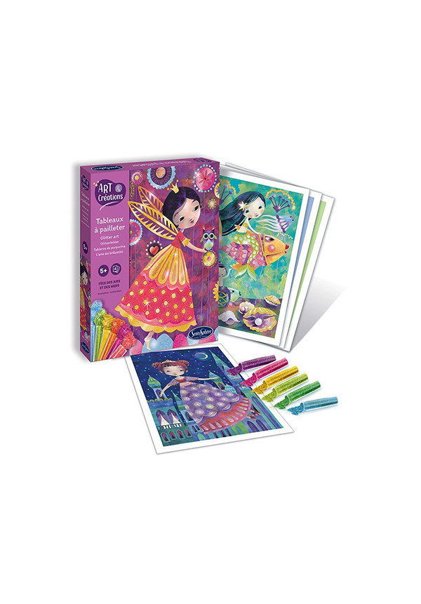 Art & creations tablero purpurina HADAS
