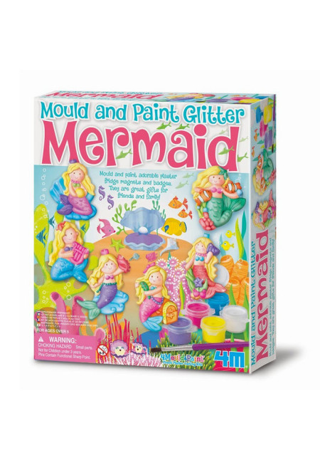 Juego moldea y pinta SIRENAS