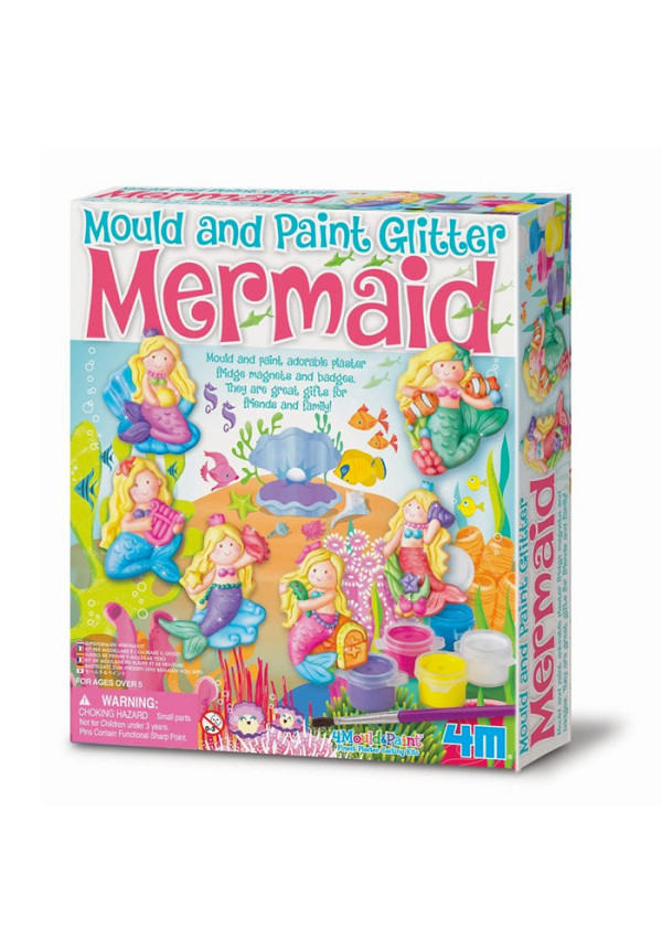 Juego moldea y pinta SIRENAS