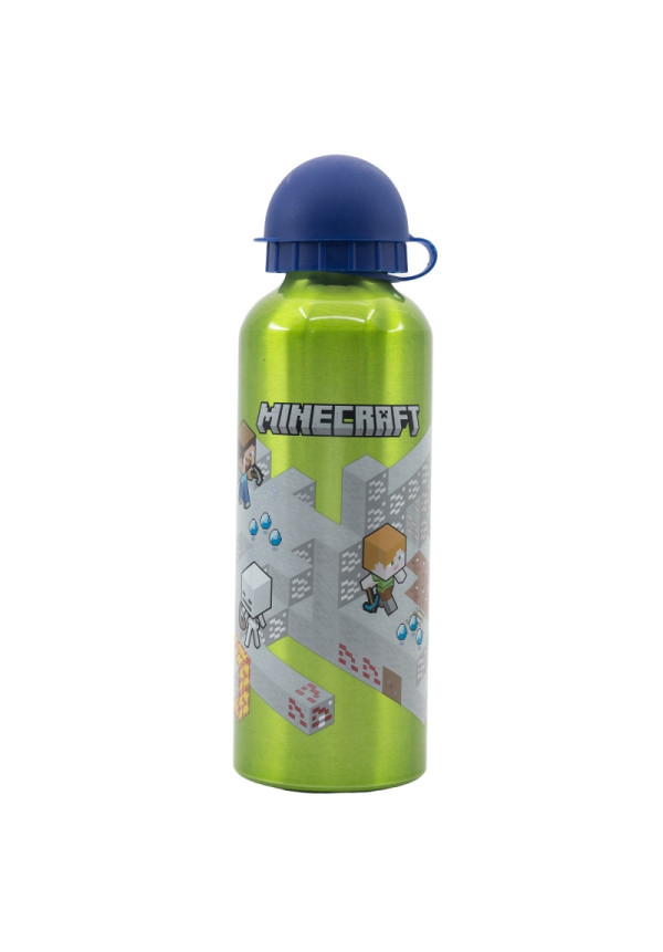 Botella 530ml aluminio MINECRAFT