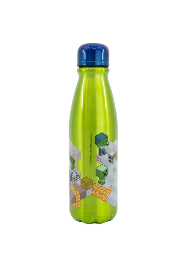 Botella 600ml aluminio MINECRAFT