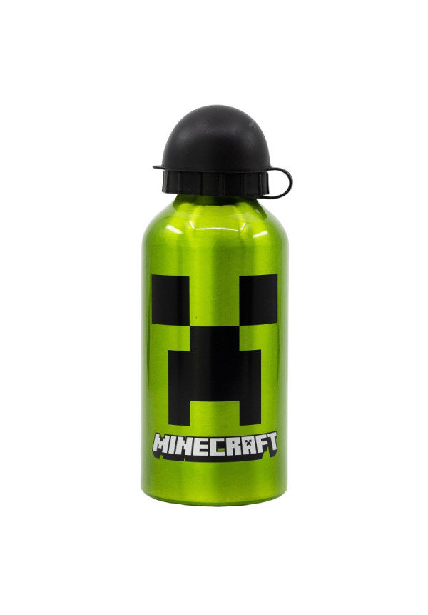 Botella 400ml aluminio MINECRAFT