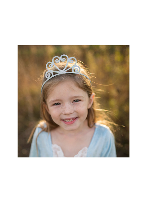 Tiara silver glitter