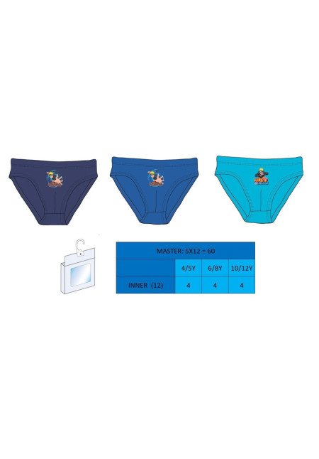 Set 3 slips NARUTO