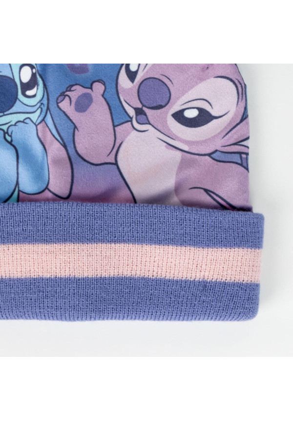 Set gorro guante braga STITCH