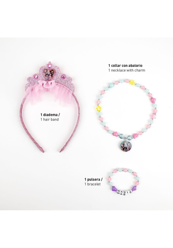 Set diadema + joyas PRINCESAS