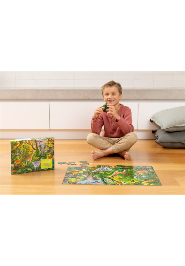 Puzzle 100pc JUNGLE