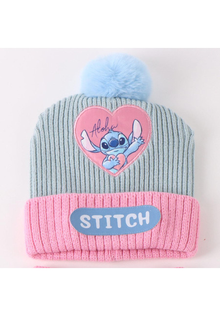 Set gorro guante bufanda STITCH