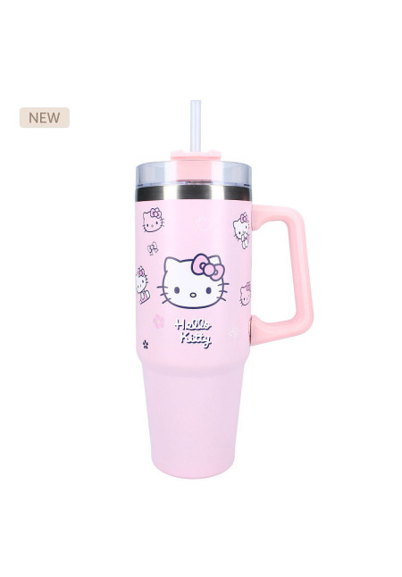 Taza termo XL 900ml HELLO KITTY