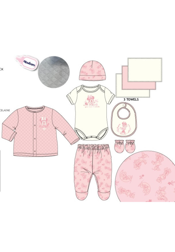 Conjunto bebe 9pc MINNIE