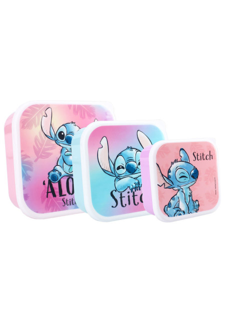 Set 3 tupper STITCH