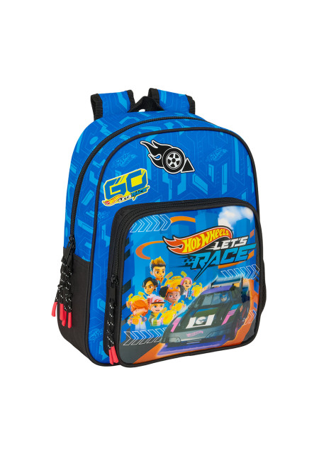 Mochila 34cm HOT WHEELS lets race
