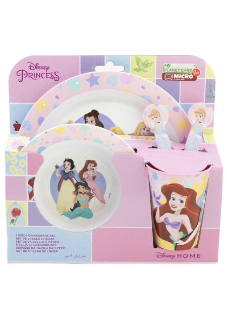 Set vajilla micro PRINCESAS