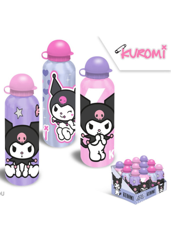 Botella 500ml aluminio KUROMI